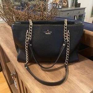 Rehab PROJECT. Kate Spade Black Shoulder Bag with Gold Chain